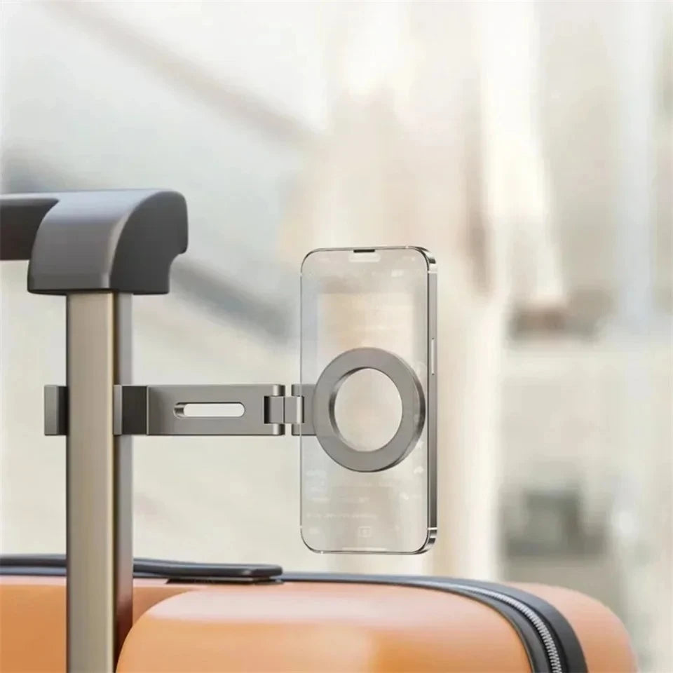 Adjustable Universal Magnetic Phone Holder Travel Essentials Flexible Rotation Hands-Free Airplane Phone Mount Seat Phone Stand