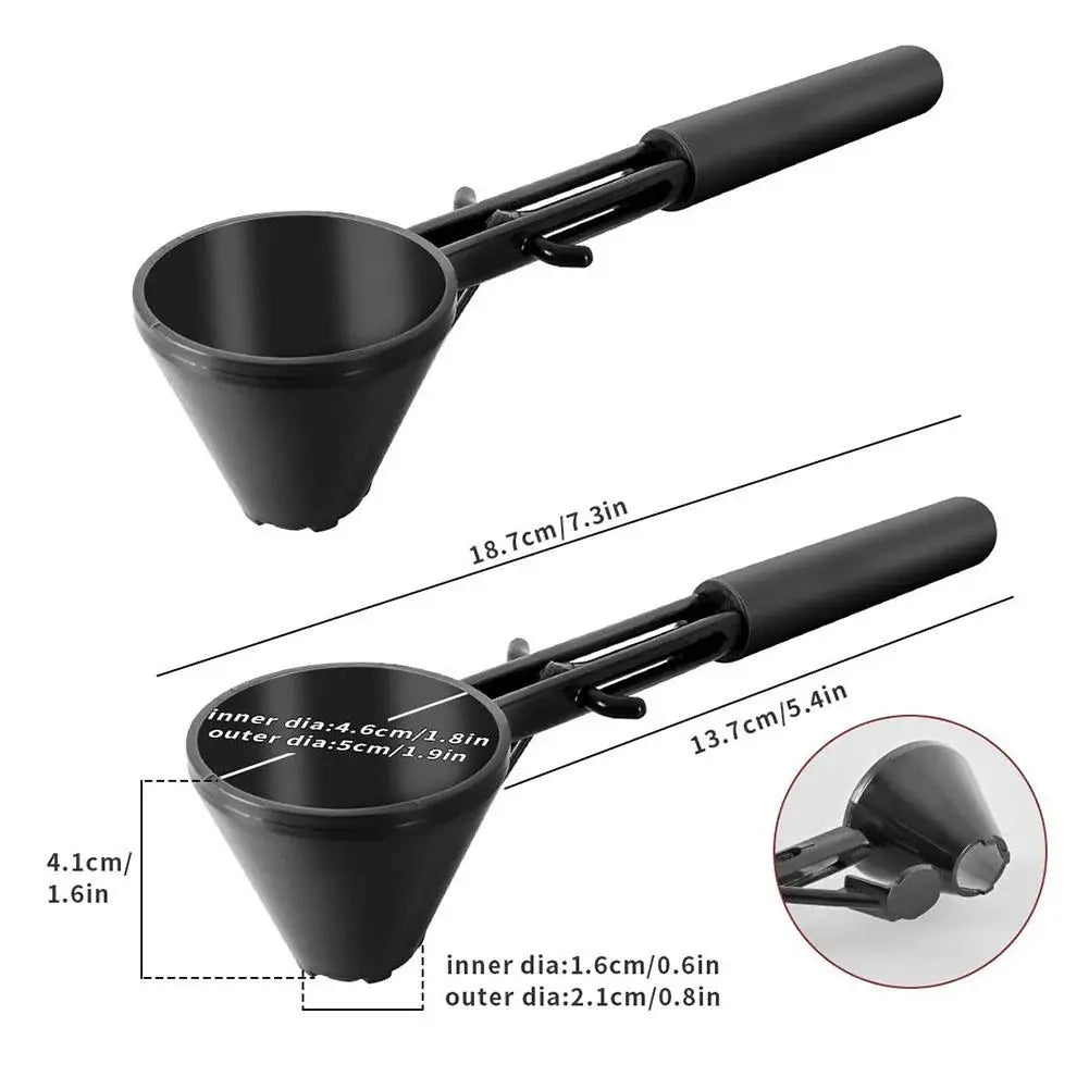 1pcs Multi-Use Measuring Spoon FunnelReusable for Protein CoffeeBaby Formula Kitchen Gym Home Powder Scoop Kitchen Tools