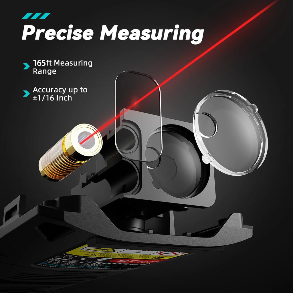 Laser Distance Meter 50M/80M/120M Rangefinder Profesional Meter Laser Measurement Tool Laser Range Finder Ruler Test Tool