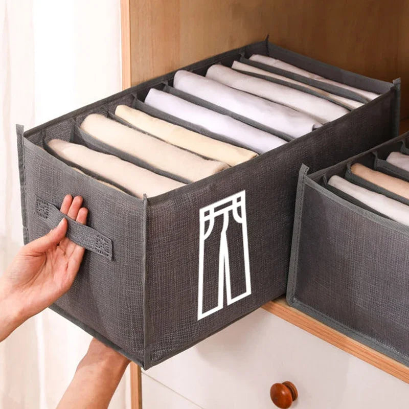 Pants Jeans Storage Box Drawers Organizer for Underwear Bra Socks Wardrobe Clothes Organizer Cabinet  T-Shirt Organizers storage