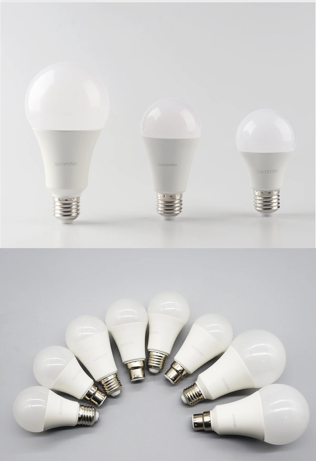 10Pack B22 LED bulb Lamp 220V 110V No flicker 8W 9W 12W 18W 24W Hight birght Warm lighting for home derection