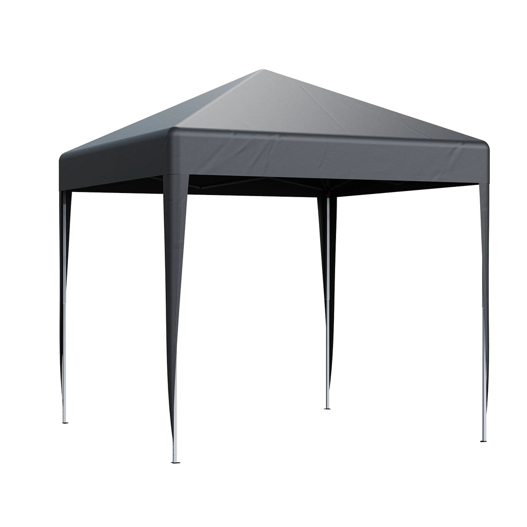 LOEFME Pop up Gazebo 2x2m Outdoor Shelter Commercial Market Stall W/ 4 Side Waterproof Windproof Sun Shelter Garden Camping Tent