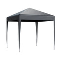 LOEFME Pop up Gazebo 2x2m Outdoor Shelter Commercial Market Stall W/ 4 Side Waterproof Windproof Sun Shelter Garden Camping Tent