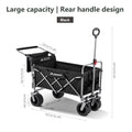 BISINNA Large Capacity Outdoor Folding Cart Portable Multi-functional Carts Beach Travel and Picnic Camping Equipment