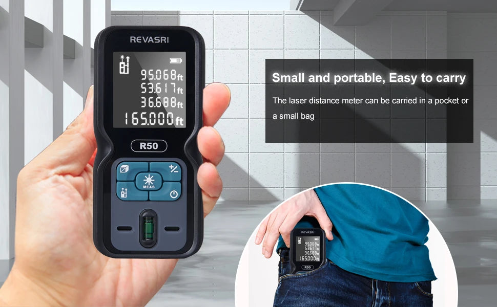 Laser Distance Meter 50M/80M/120M Rangefinder Profesional Meter Laser Measurement Tool Laser Range Finder Ruler Test Tool