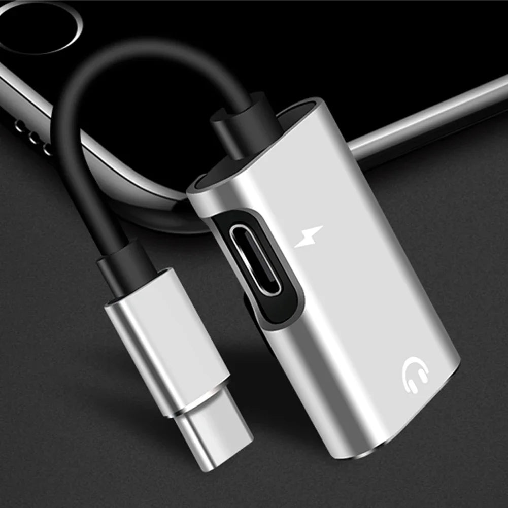Type C To 3.5mm Jack Adapter For Xiaomi Huawei Type C Audio Splitter Headphone 3.5 Adapter Charger Usb-C Not For iPhone Samsung