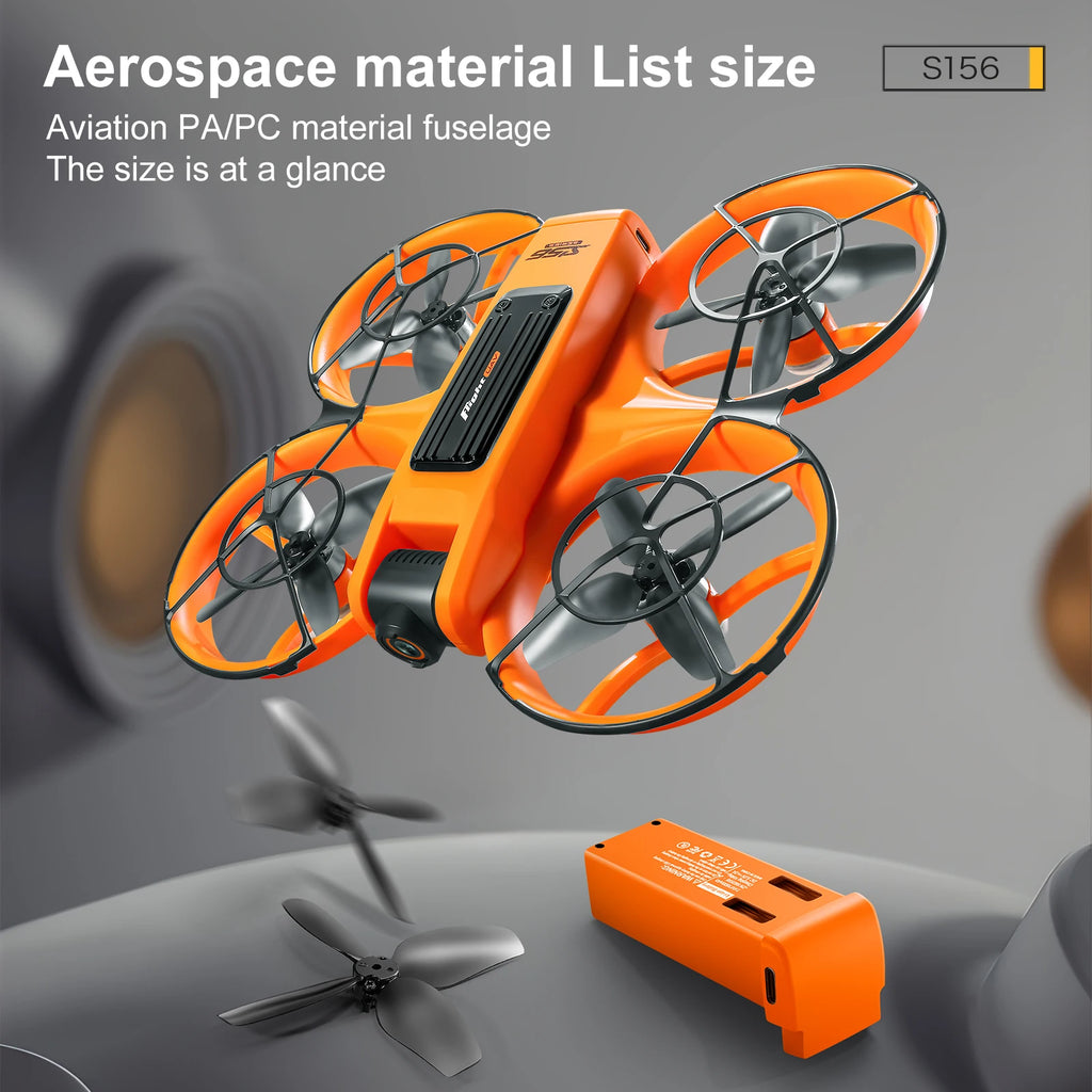 New S156 Quadcopter Aircraft Drone 8K Professional Camera Drone 5G WIFI FPV 4.5 Inch Large Screen Remote Control RC Dron Boy Toy