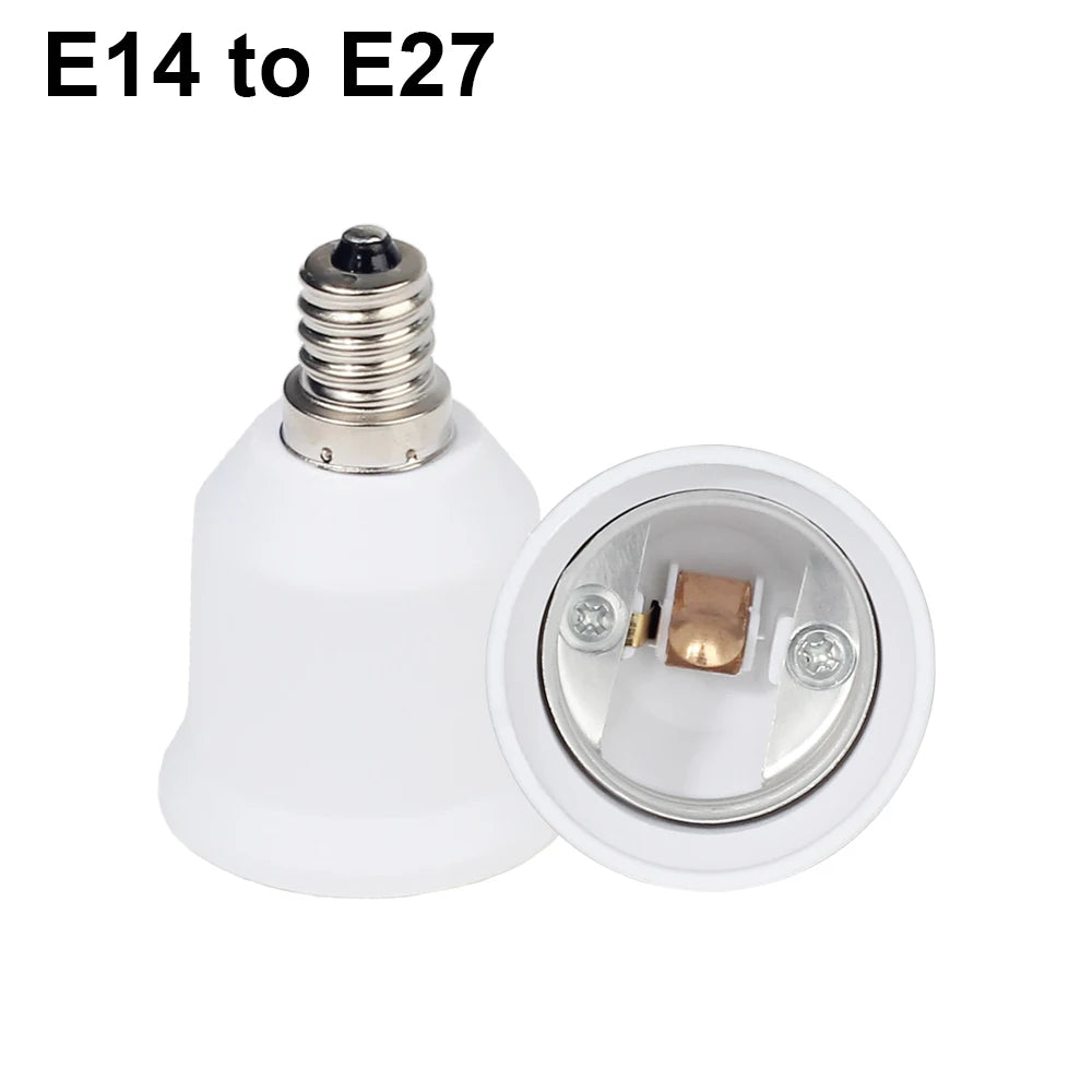 1PC E27 Male to E14 G9 E12 B22 G4 MR16 GU10 Female E14 B22 to GU10 E27 Lamp Base Holder Converter Socket for LED Corn Bulb Light