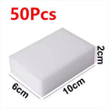 100Pcs Magic Sponge Cleaner Melamine Foam Scrubber Scouring Pad for Kitchen Bathroom Stain Remover Household Cleaning Tools