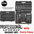 94/172/216X Socket Set 1/4" 1/2" 3/8" Ratchet Screwdriver Ratchet Torque Wrench Metric Extension Bar Auto Repairing Garage Kit