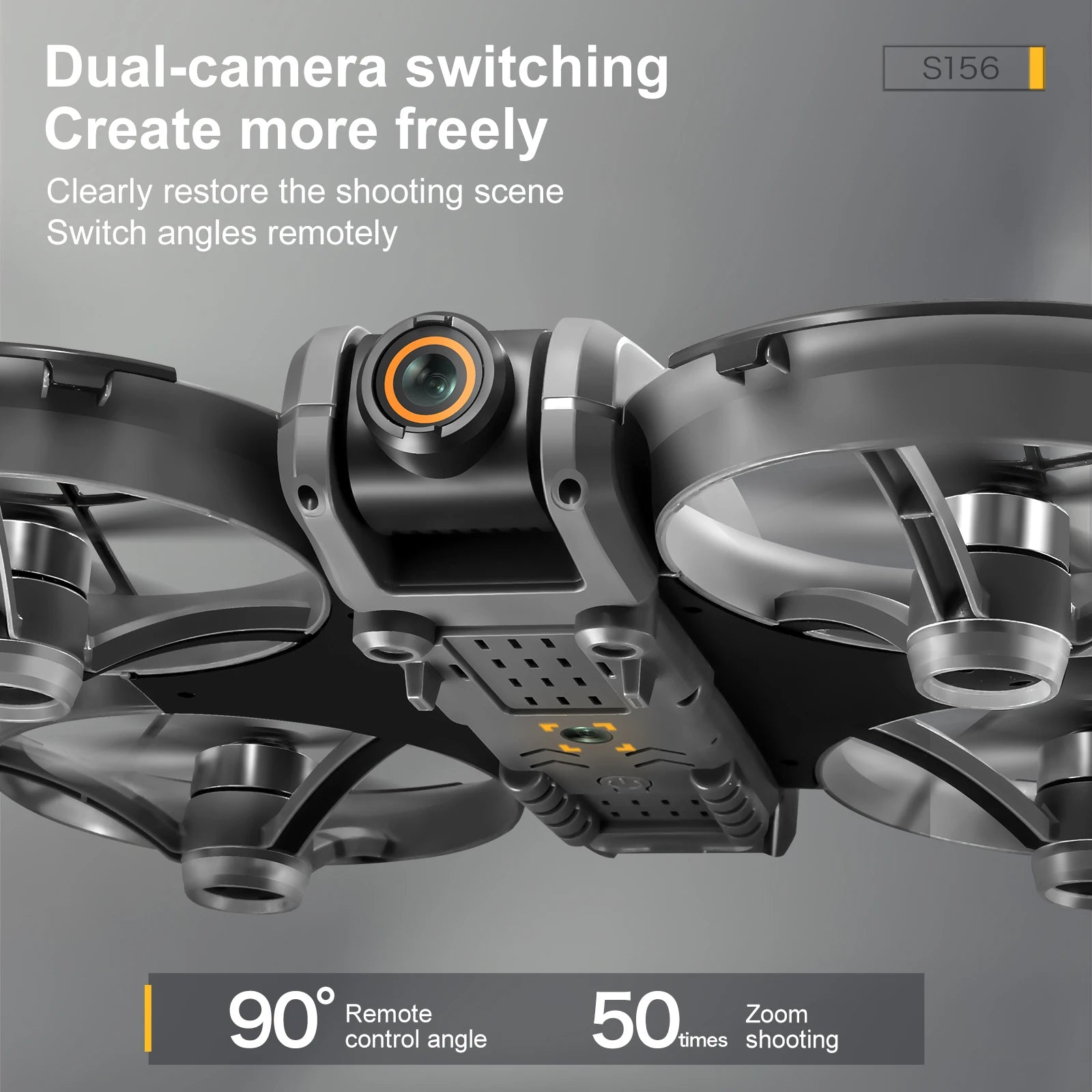 New S156 Quadcopter Aircraft Drone 8K Professional Camera Drone 5G WIFI FPV 4.5 Inch Large Screen Remote Control RC Dron Boy Toy