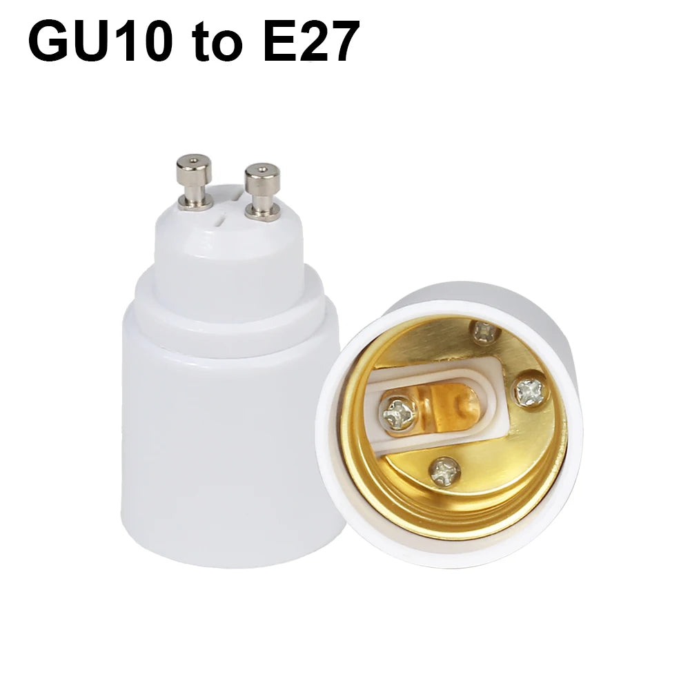 1PC E27 Male to E14 G9 E12 B22 G4 MR16 GU10 Female E14 B22 to GU10 E27 Lamp Base Holder Converter Socket for LED Corn Bulb Light