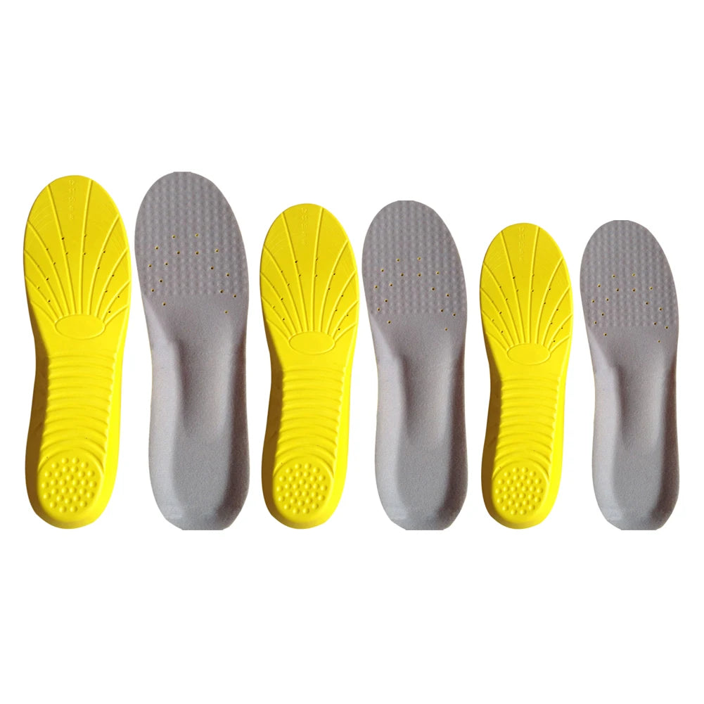 1Pair Orthotic Arch Insert Insole Slow Rebound Shoes Pad Soft Elastic Breathable for Men Women Shoe Accessories