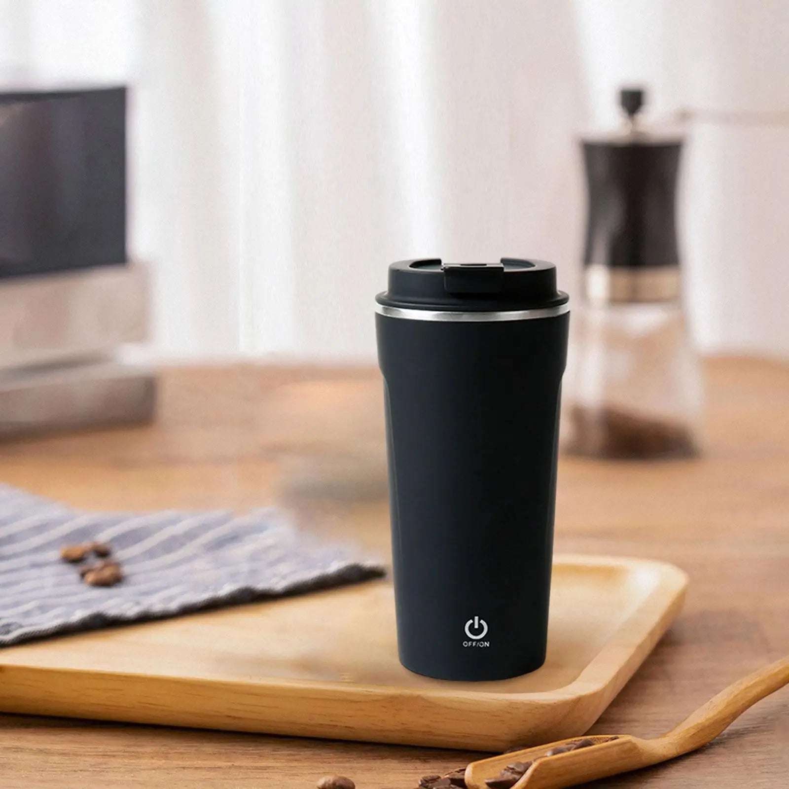 Electric Protein Shaker Bottle Coffee Cup Blender Self Stirring 400ml Smart
