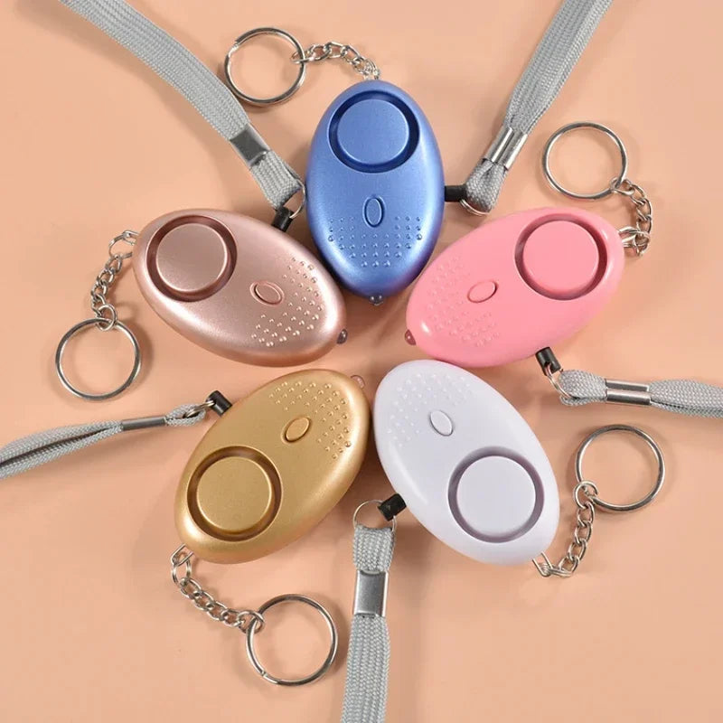 130db Self Defense Alarm Anti-wolf Girl Child Women Security Protect Alert Personal Safety Scream Loud Emergency Alarm Keychain